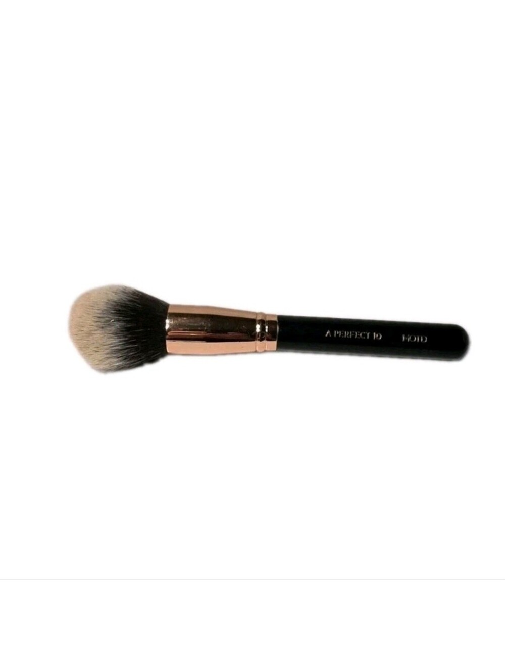 MOTD Cosmetics A Perfect 10 Tapered Face Makeup Brush Black Rose Gold Vegan